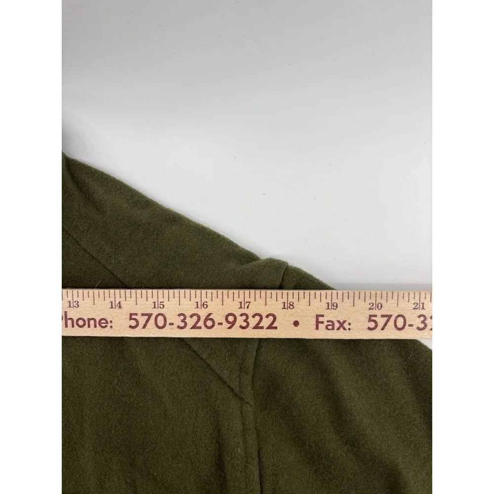 US Military OG 108 Wool Field Shirt Olive Green Cold Medium Vintage Coat Issued